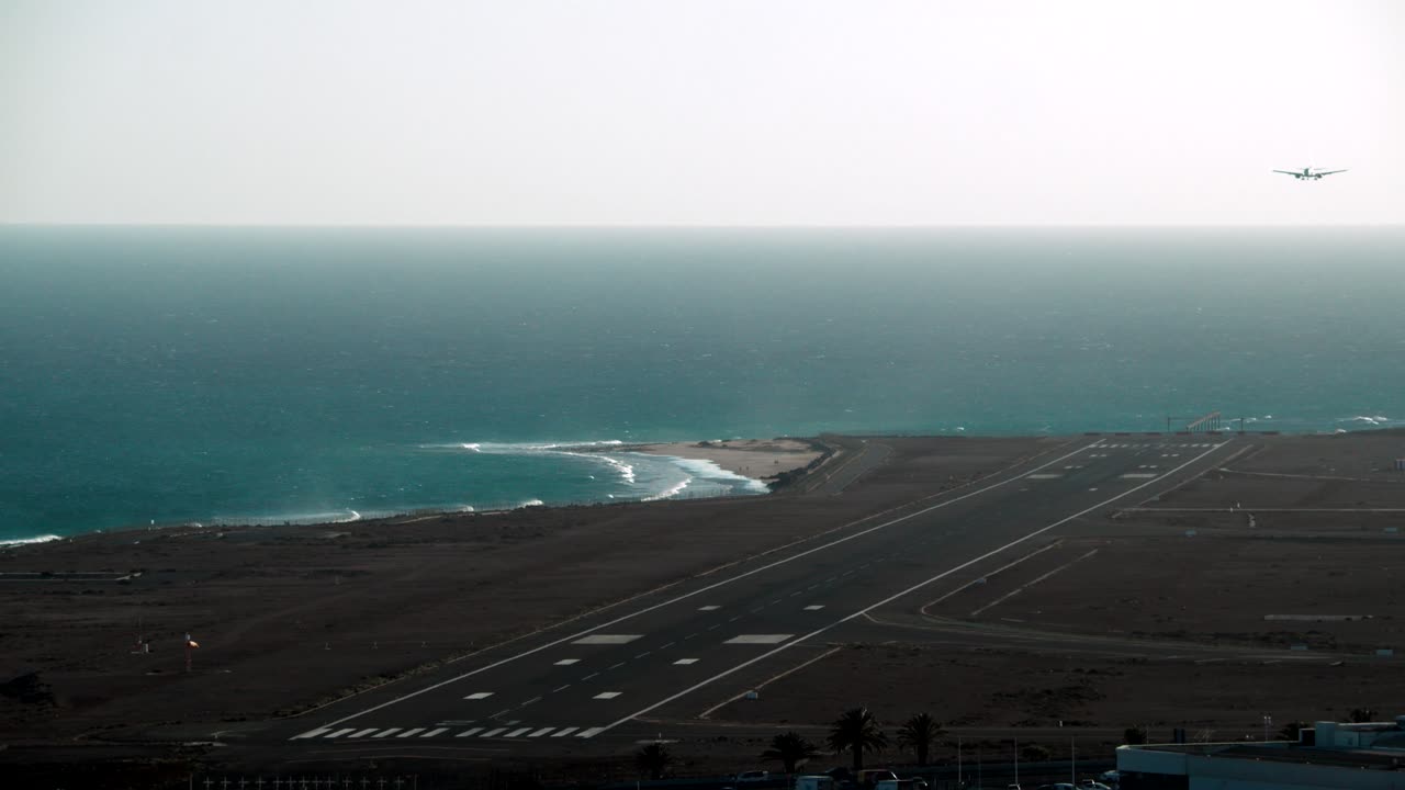 L'aereo sta atterrando