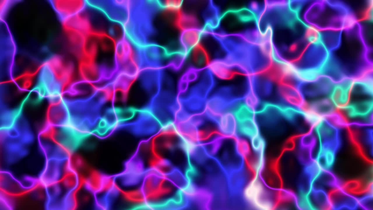 Abstract vibrant plasma energy lightnings, electric discharges forming a dynamic pattern with glowing particles, futuristic background