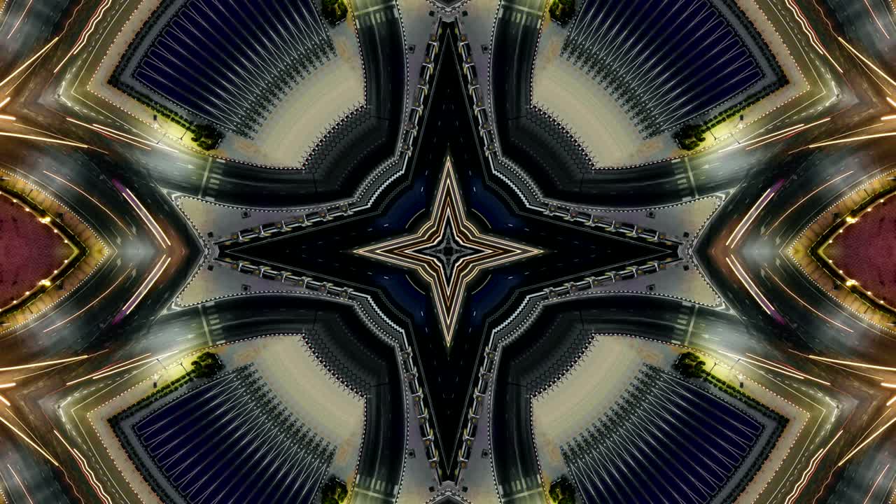 el fondo del kaleidoscopio digital abstracto. la hermosa textura multicolor del caleidoscopio.