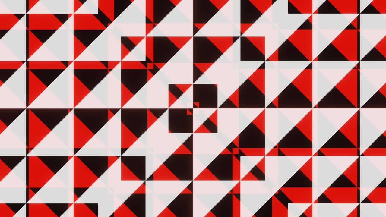 Smooth animation of red-white triangles