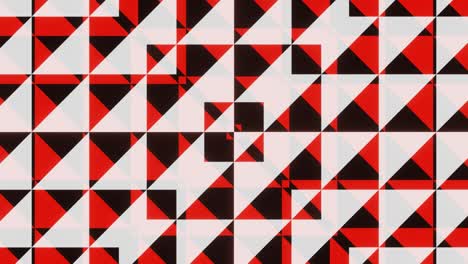 smooth animation of red-white triangles