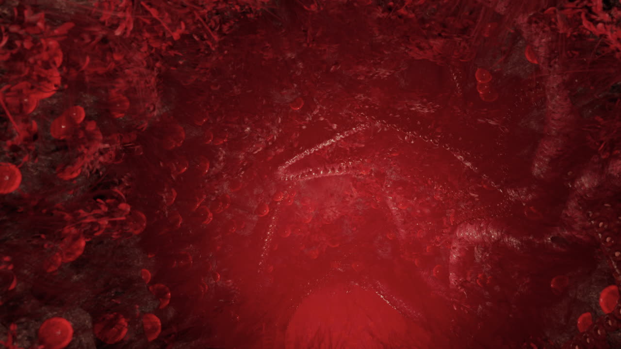 horror vudú con tentáculos rojos