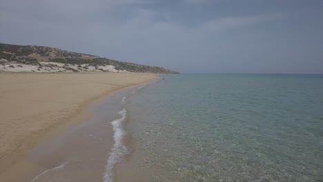 low level pass of the beach
