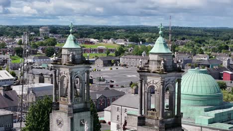 Cinematic-Aerial-Orbit-of-European-Church