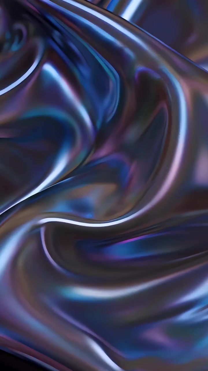Abstract Metallic Waves Background 4K