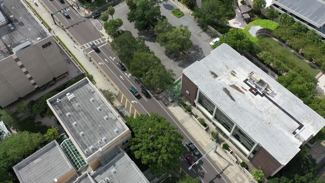 플로리다 주 클리어워터 시내에서 본 클리어워터 해변의 전망