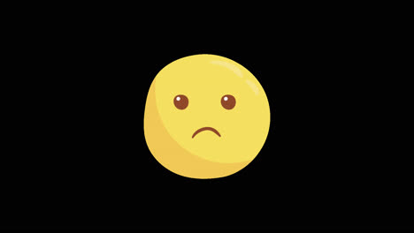 emoji con la faccia triste