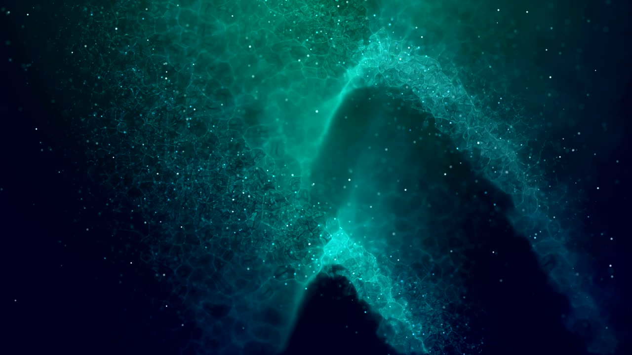 fondo abstracto verde en bucle 4k