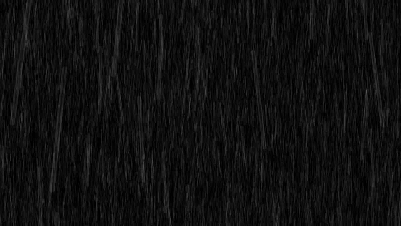 Very Heavy rain falling, rainfall on black and green screen background