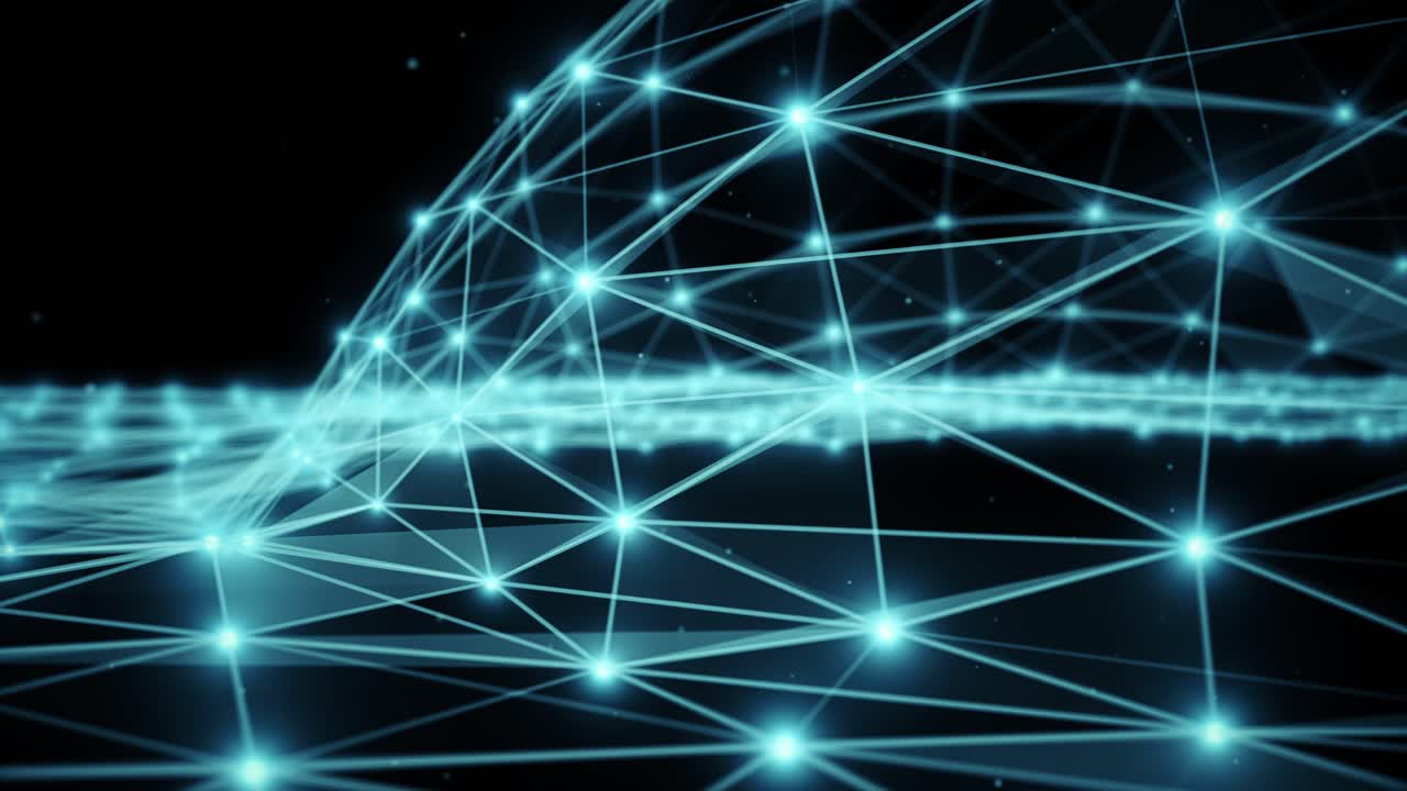 forma de onda de la red abstracta