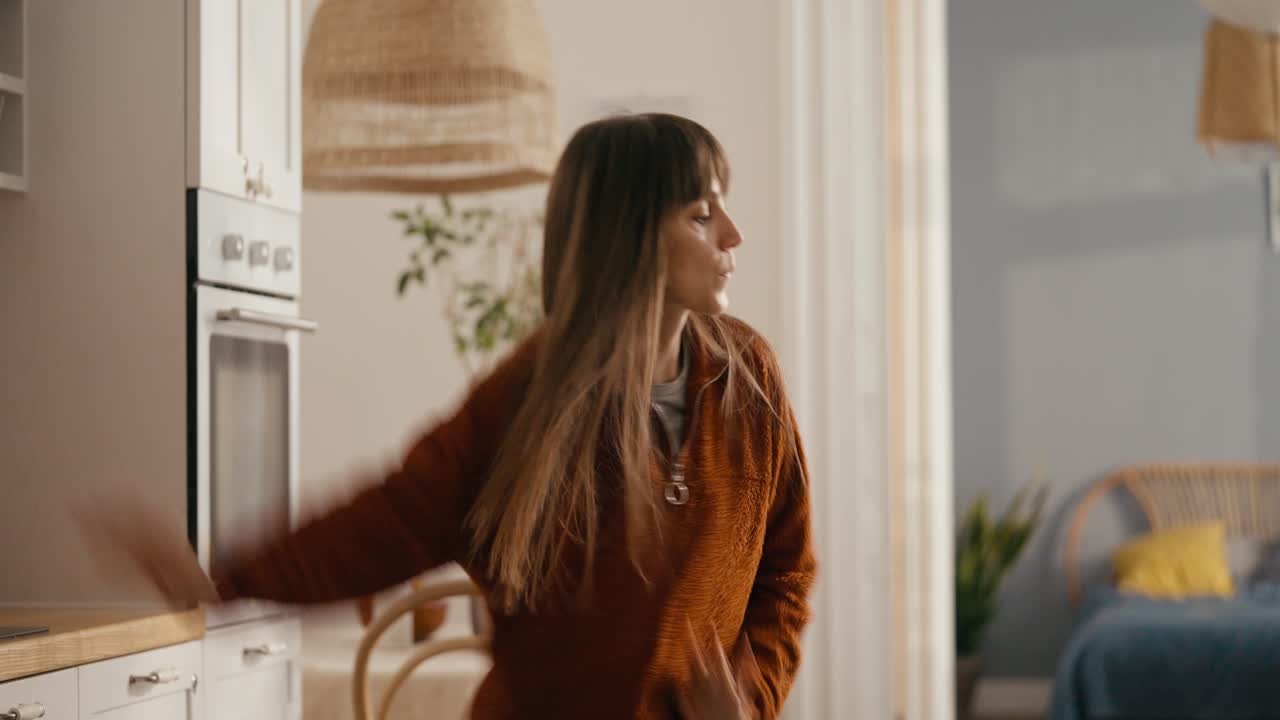 부에 있는 여자