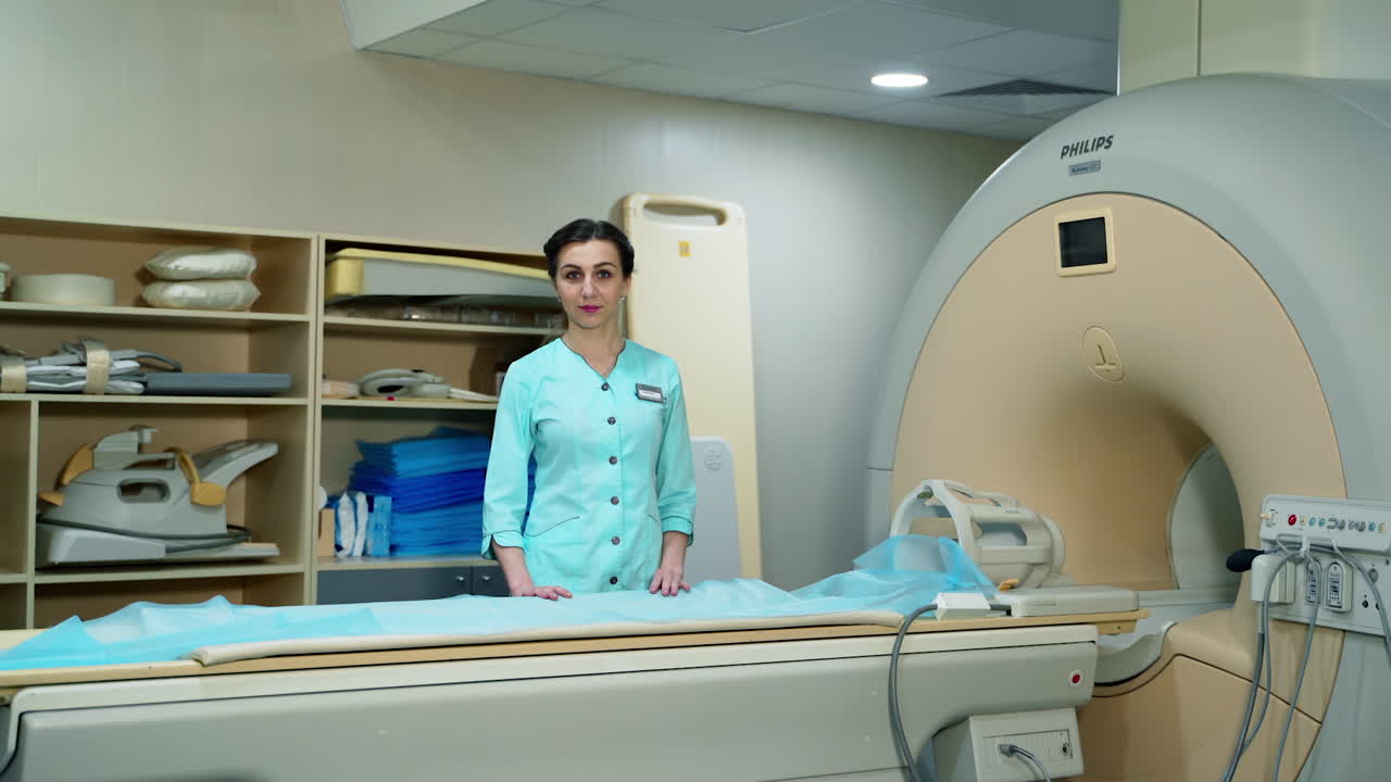 MRI scan machine. Magnetic resonance imaging scan