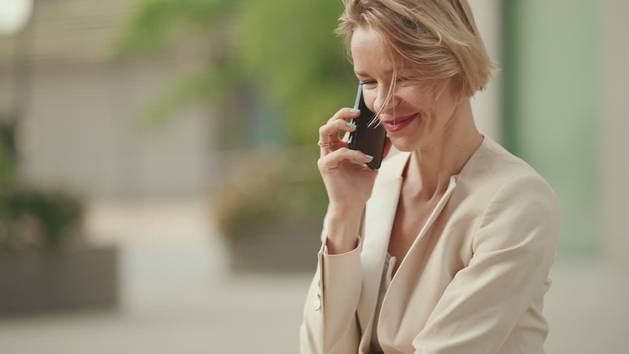 Woman talking on her cellphone