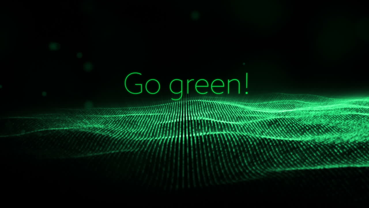 Digital generated video of climate concept