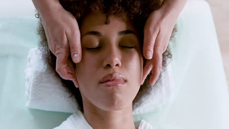 Top-view-of-woman-getting-a-massage