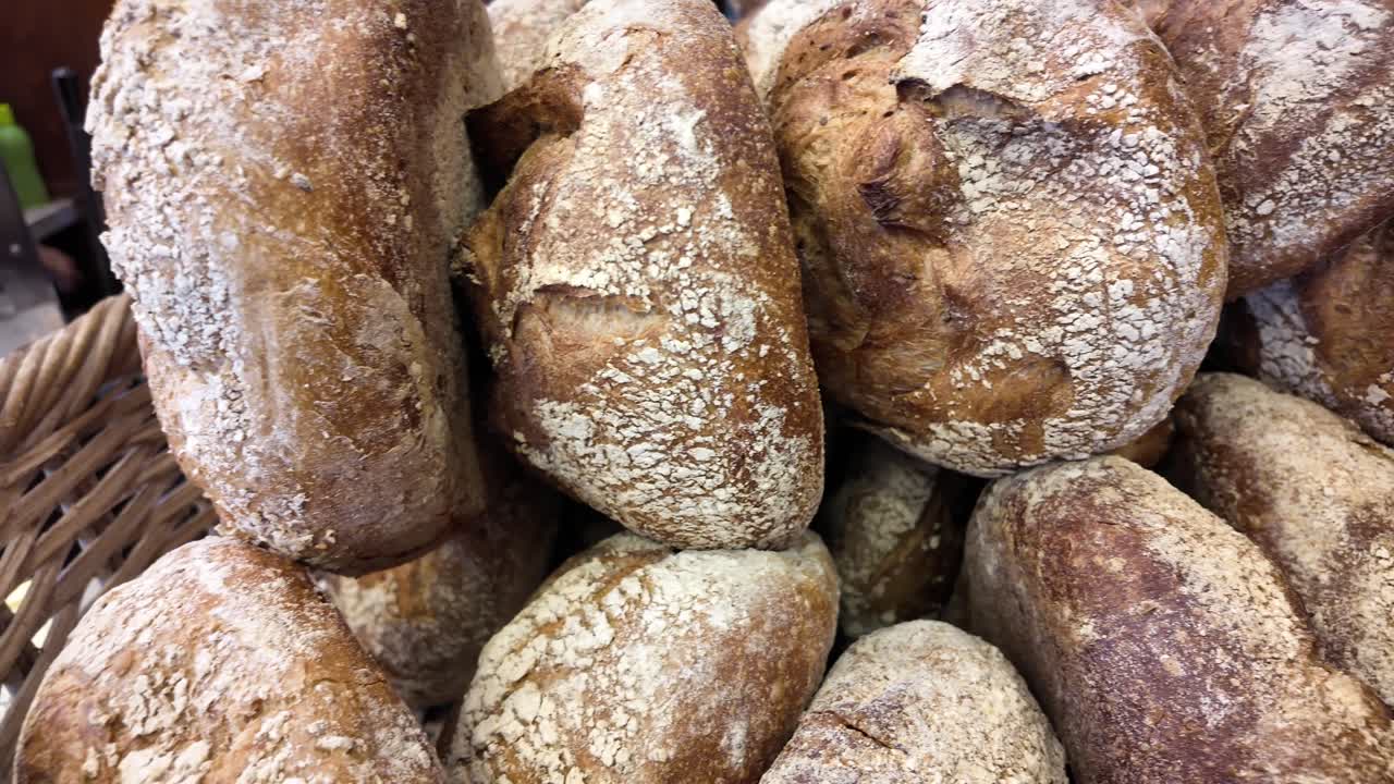 Pile of Fresh Baked Bread