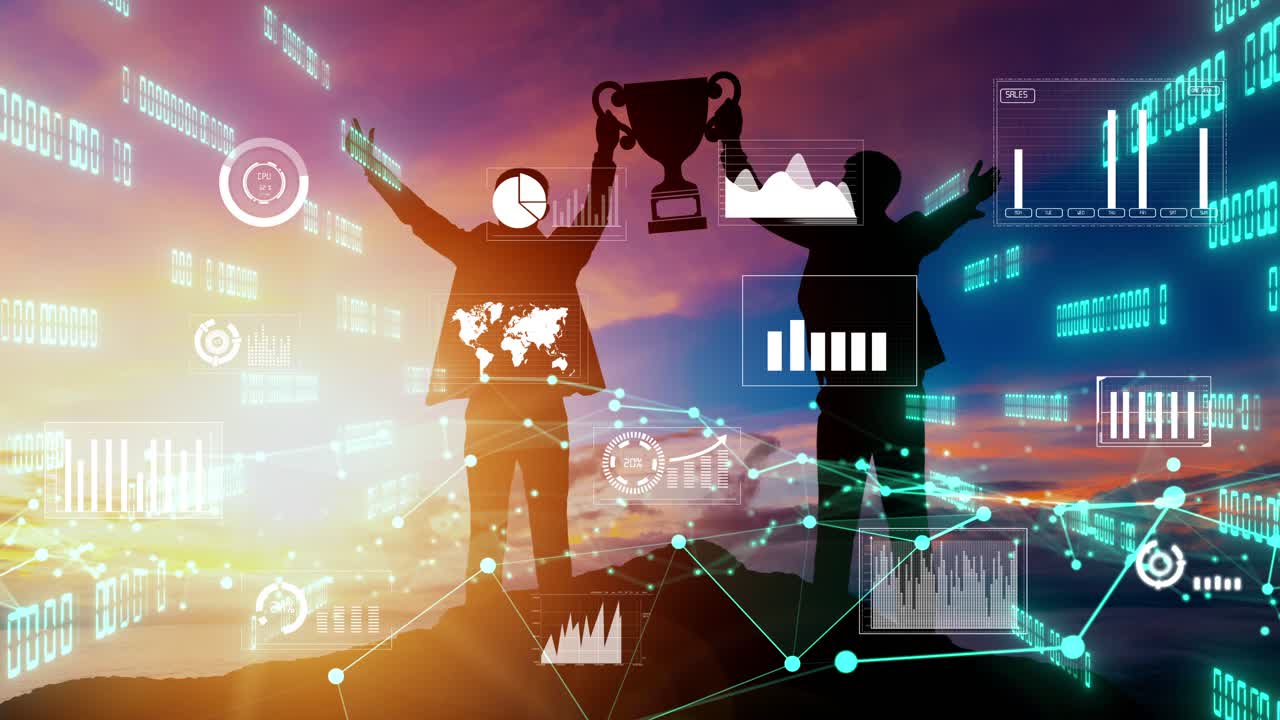 logro y éxito de los objetivos empresariales conceptual .