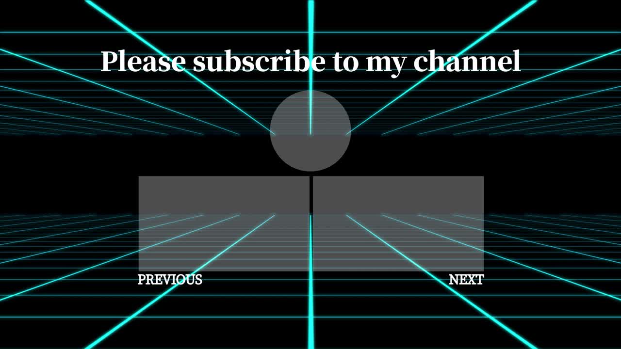 그리드 이동 엔드 카드 엔딩 스크린 모션 그래픽