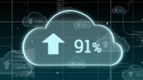 subir nubes de progreso y códigos de programa