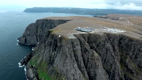 cabo norte (nordkapp) en el norte de noruega.