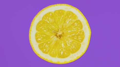 citrus lemon rotating.