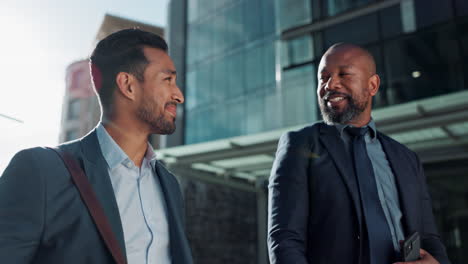 business colleagues enjoying a conversation