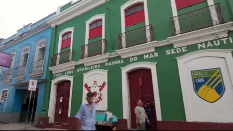 colorful building in brazil