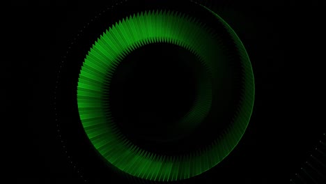 abstract green spiral background