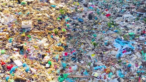 big plastic problem pollution on a toxic river of bangladesh