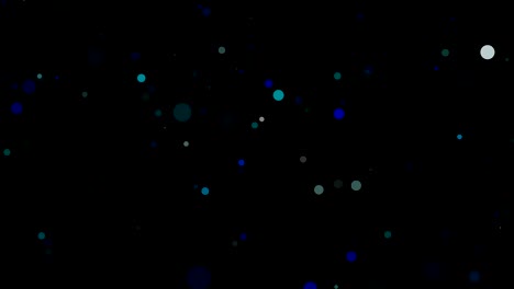 las partículas de polvo abstractas de fondo. las partículas de bokeh de fondo, las partículas parpadeantes, el movimiento aleatorio de las partículas.