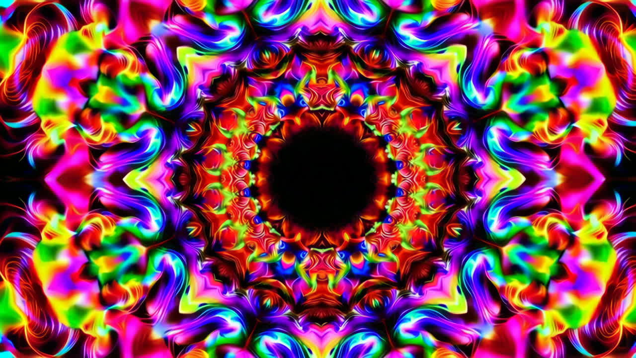 Colorful Abstract Mandala Design