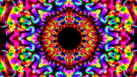colorful abstract mandala design