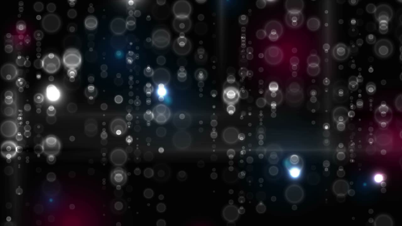 animación de video de bokeh brillante y abstracto