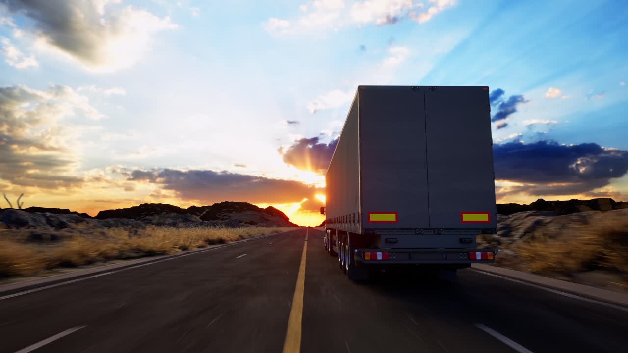 Truck On Road, Freight Transportation, Mode Of Transport, Transportation, Truck
