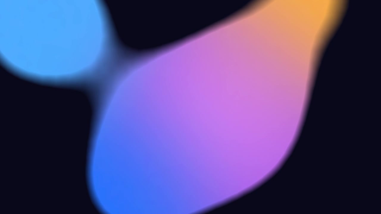 Abstract Motion Background with Fluid Gradient Shapes
