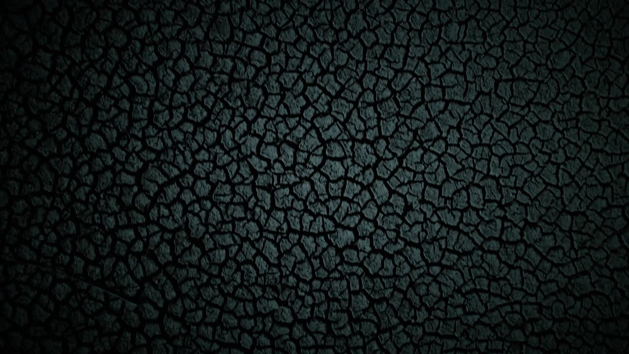 Terreno secco e screpolato di notte