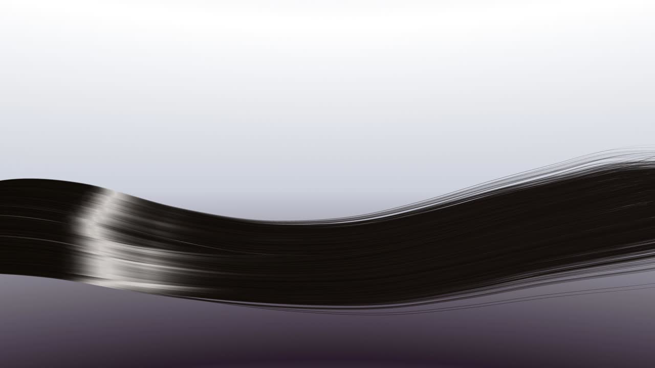 머리카락을 똑바로 펴는 과정: 현실적인 3d 애니메이션