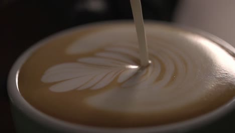 latte art for a photo shoot