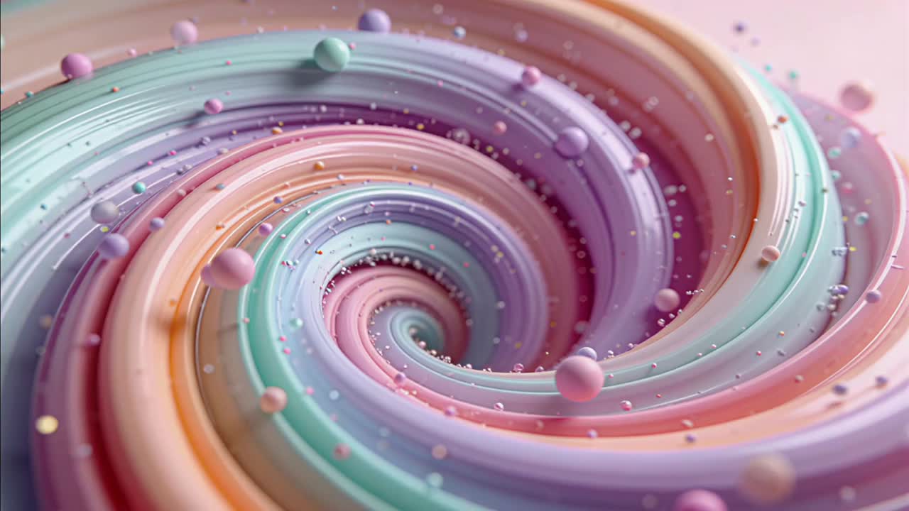 Sfondo Animato 3D Astratto Continuo