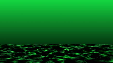 abstract green background animation with green river flow