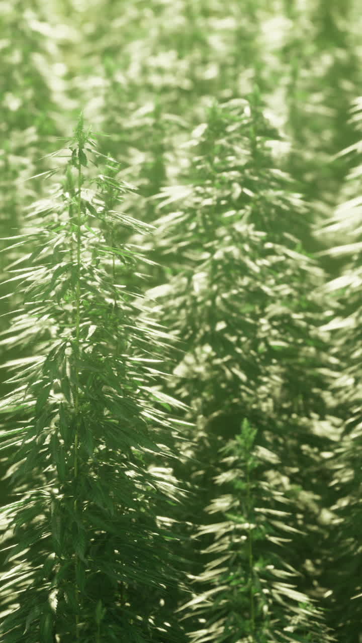 Lush green fields filled with vibrant plants basking in the sunlight