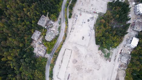 Aerial-of-deforestation-spot-in-Bjelasnica-mountains-in-Bosnia