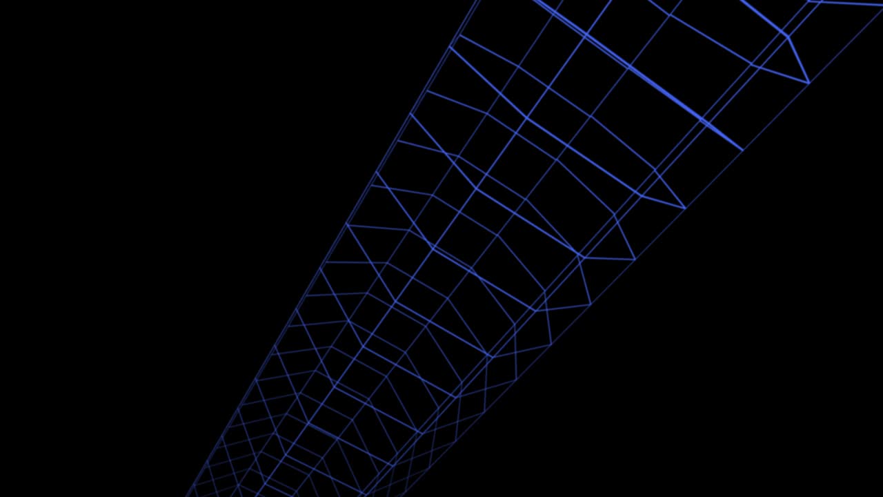 el fondo futurista de hud. animación de un bucle sin costuras.