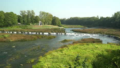 Venta-waterfall-in-Kuldiga,-4k