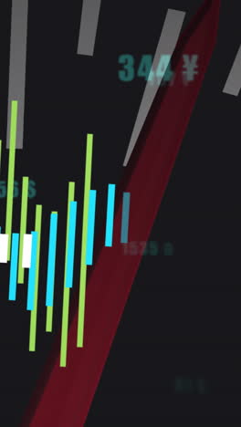 animación del procesamiento de datos sobre el panel del coche