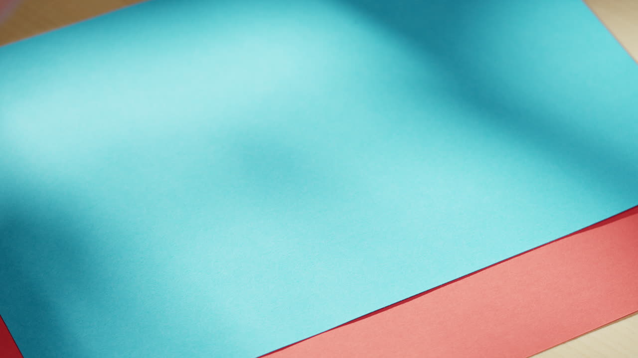 Colorful paper sheets