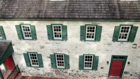 typical traditional old stone farmhouse home