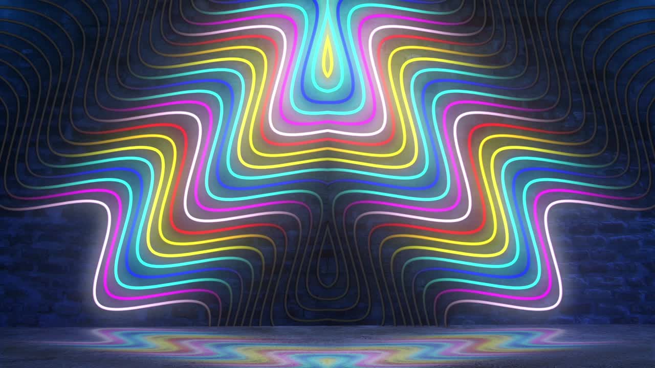 luces de neón fondo abstracto