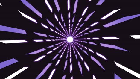 abstract lines shape animation purple digital minimal futuristic tunnel looped background