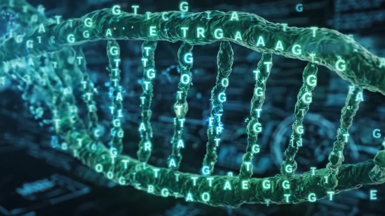 Illuminated DNA Helix Representation with Dynamic Data Flow and Genetic Code Composition in a Theoretical Bioinformatics Visualization